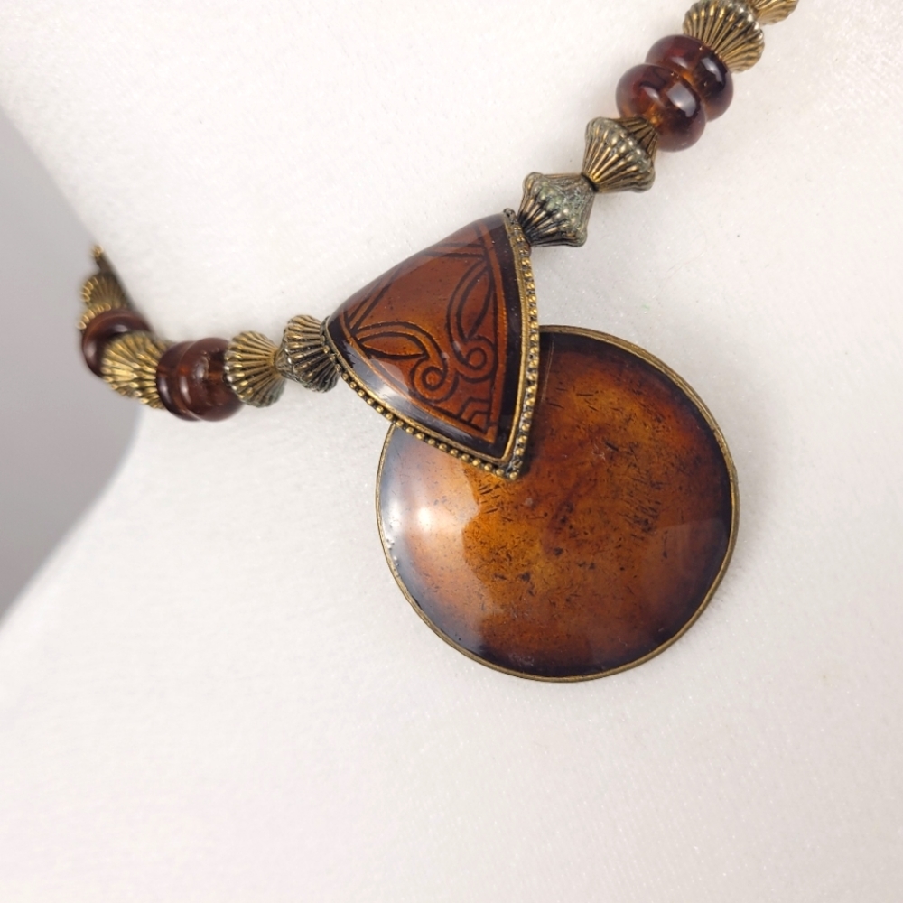 Hand-Made Egyptian Inspired Beaded Chocker Necklace